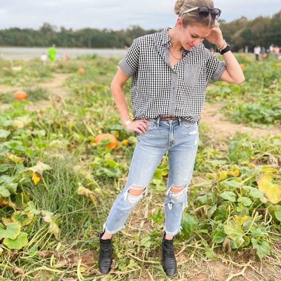 NWT Flying Monkey High Rise Cropped Jean - Picture 8 of 9